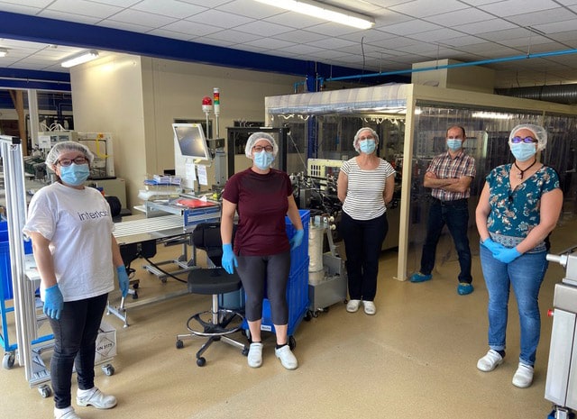 Interscience usine production sacs ZH