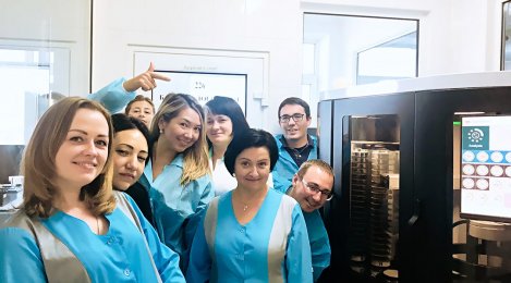 在Mironivsky Hliboproduct安装ScanStation 200